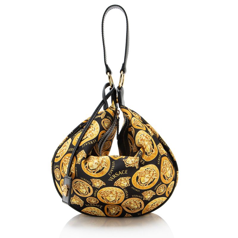 Versace Limited Edition Satin Amplified Medusa Hobo